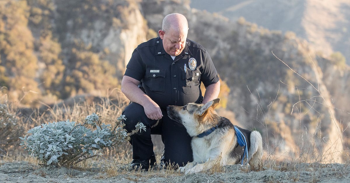 Bruin and Lieutenant Joe Kalyn