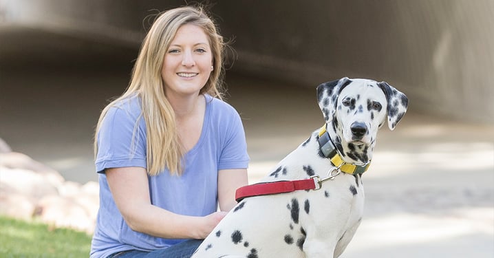 Shauna and Pongo, protected by Nationwide since 2020